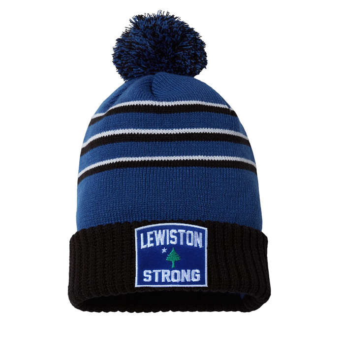 Lewiston Strong Fundraiser Pom Hat - Royal