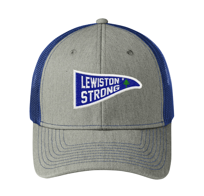 Lewiston Strong Pennant Fundraiser Trucker Hat