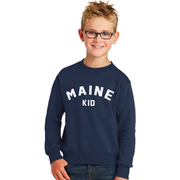 Maine Kid (Youth Size) Crew Sweatshirt