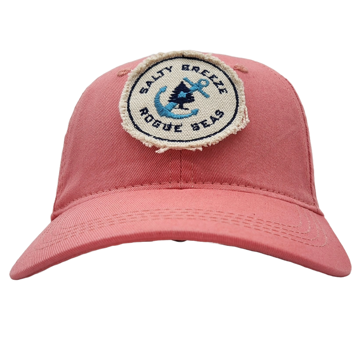 Salty Breeze Rogue Seas Frayed Patch Twill Hat