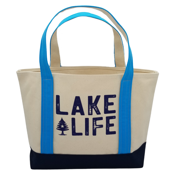 Lake Life Large Tote Bag