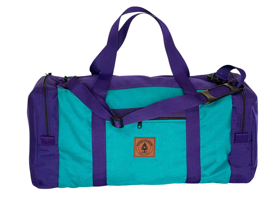 Club Travel Bag 50L - Teal/Purple