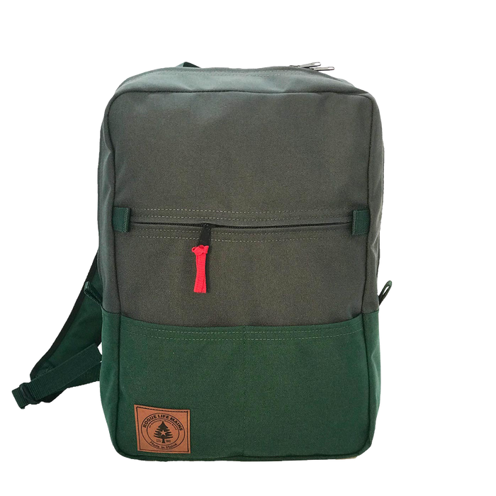 Benny Backpack 15L - Steel Grey/Hunter Green