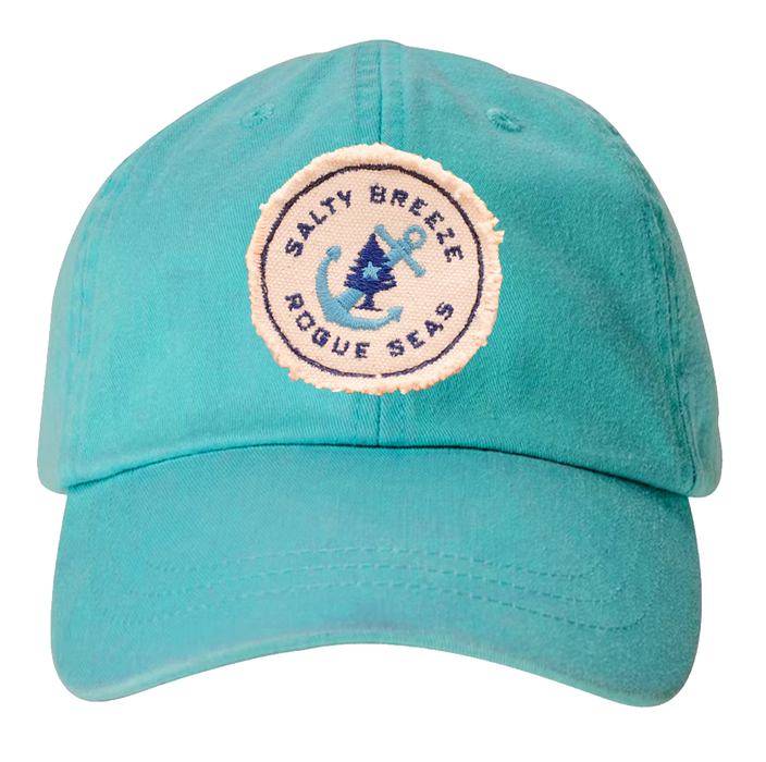 Salty Breeze Rogue Seas Frayed Patch Twill Hat