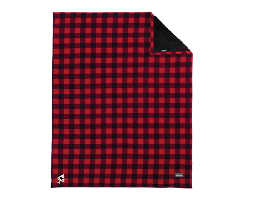 Plush Eddie Bauer Buffalo Plaid Fleece Blanket