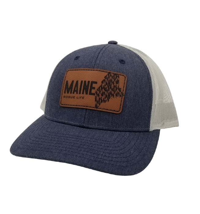 Pine State Leather Trucker Hat